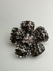 極美品】FOXEY フォクシー お花モチーフ ブローチ シャンパンゴールド