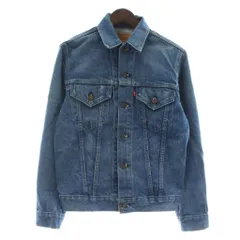 リーバイス Levi's USA製 70年代 4th デニムジャケット Gジャン ジージャン ボタン裏527 36 S 青 ブルー 70505 0217 /XZ ■GY12