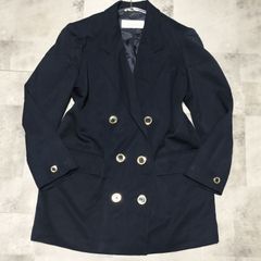 【新品】白タグ　紺ブレザー　マックスマーラ　Max Mara　ネイビージャケット MaxMara マックスマーラ 白タグ 金ボタン ウール ダブル テーラード