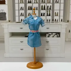 人形服 デニム シャツ ONE PIECE + ベルト セット