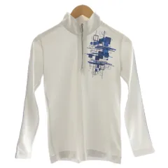 カルバンクラインゴルフ Calvin Klein golf スポーツウエア カットソー M ライトグレー 長袖 スタンドカラー /RP ■GY58