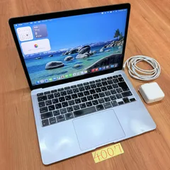 【動作確認済み】 MacBook air 13インチ 2020 アップル Apple M1 16GB 512GB 動画編集可能 カメラ内蔵 ノートPC ノートパソコン SSD搭載 macOSインストール済み 【4007】