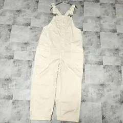 HARVESTY ハーベスティ　チノ オーバーオール　1サイズ Мサイズ相当　ベージュ　オーバーサイズ　ビックシルエット