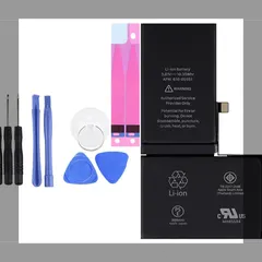 3個セット 純正同等新品! Apple iPhone X iPhoneX 適用する 携帯電話のバッテリー 電池パック 交換 内蔵battery 修理 両面テープ 修理工具付き PSE認証 ##002