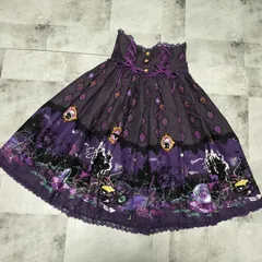 メタモルフォーゼ 初期 花柄サイドフリルスカート サックス No.766 3段フリルジャンパースカート | metamorphose temps de fille