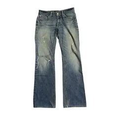  BURBERRY BLACK LABEL バーバリー ブラックレーベル デニム ジーンズ ジーパン Ｇパン レディース 70  【RE342】