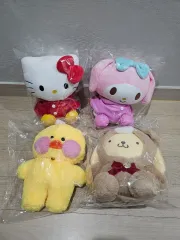 新品) サンリオ キャラクター 中型 ぬいぐるみ 4個 まとめ