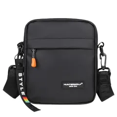 [sakurart] サコッシュ メンズ 小さめ 撥水 軽量 レディース ボディバッグ ウエストポーチ 斜め掛け ミニショルダー 防水 散歩 旅行(ブラック) [ブラック]