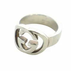 グッチ GUCCI 指輪 アクセサリー リング インターロッキング ロゴ Silver925 6号 シルバー色 ■GY18 /MQ ■OH