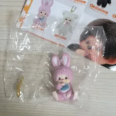 新品 モンチッチ ピンク チムタン フィギュア キーホルダー ガチャ 4弾