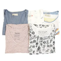 ベルシュカ Bershka カットソー タンクトップ 5点セット おまとめ ボーダー 総柄 錨 スカル S 36 1004