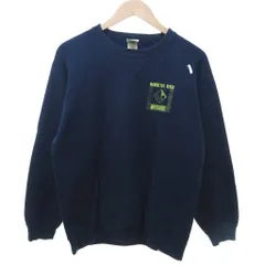 オフショア OFF SHORE 90s ヴィンテージ トレーナー フェード 裏起毛 紺 ネイビー L