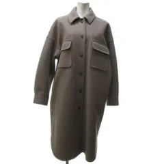 フリークスストア FREAKS STORE 美品 CPO ロングコート ジャケット 長袖 グレー系 F