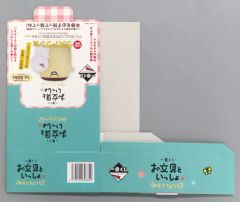 [중고] 종이 제품 복권 BOX [이치 반 쿠지 문구와 함께 꽃과 쵸초]