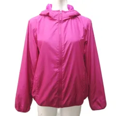 ユニクロ UNIQLO ブルゾン ジャケット 裏地 フリース ジップアップ パーカー M ピンク 系 1115