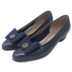 未使用級■BALLY バリー【25.0】フラット パンプス ネイビー レザー 2026年最新】bally パンプスの人気アイテム - メルカリ