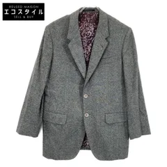 PaulSmith ポールスミス ｸﾞﾚｰ ｶｼﾐﾔ 裏地総柄 ｼﾞｬｹｯﾄ M