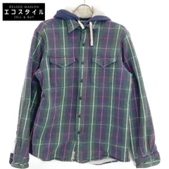 POLO RALPH LAUREN ポロ ラルフローレン 裏地サーマル チェックネルシャツ M