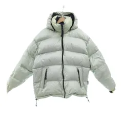 ベア Bear USA 90s ダウンジャケット ブルゾン リバーシブル ロゴ刺繍 M シルバーカラー 紺 ネイビー /JS