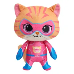 Just Play Disney Junior SuperKitties 7-inch Small Plush Stuffed Animal, Ginny, Kitten, Kids Toys for Ages 2 Up 