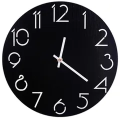 Life System(ライフシステム) 掛け時計 連続秒針 壁掛け時計 オシャレ 静音 インテリア 時計 アンティーク CL003 (ブラック) [ブラック]