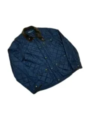 (ドライクリーニングのみ) ポロ ラルフローレン ネイビー キルティング ジャケット