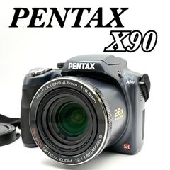 【動作確認済 美品】PENTAX X90 ペンタックス コンパクトデジタルカメラ f=4.6～119.6mm F2.8（W）～F5.0（T）1210万画素 コンデジ 完動品 返金保証