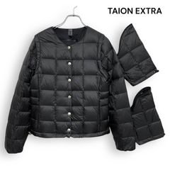 TAIONEXTRA タイオン エクストラ ダウンジャケットロング ネイビー