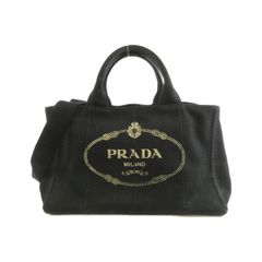 美品】90〜00s PRADA プラダ ミニボストンバッグ ナイロン×本革 黒