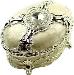 Anberotta ジュエリーボックス アンティーク 宝石箱 アクセサリー ケース 小物入れ インテリア N-J26-T 