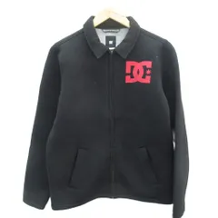 ディーシーシューズ DC SHOES コーチジャケット ミドル丈 160 黒 ブラック ロゴプリント /SY19 ■GY58 男の子