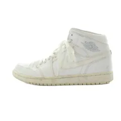 ナイキ NIKE AIR JORDAN 1 エア ジョーダン1 MID スニーカー シューズ 靴 ロゴ レザー 10 28cm 白 ホワイト 54724-104 /MQ
