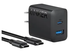 【新品・2営業日で発送】ANKER アンカー B2348N11 Anker Charger (20W、2-Port) with USB-C ＆ USB-C ケーブル ブラック B2348N11 USB Power Delivery対応 ／...