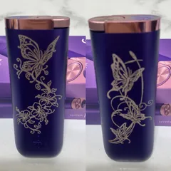 アゲハ蝶 デザイン 両面加工 glo hyper pro グロー プロ パープル サファイア 紫 バタフライ 蝶々 蝶 花 華 蔦 新品 未使用 送料無料 オリジナル カスタム