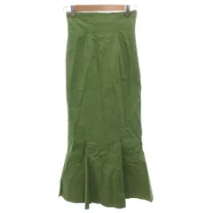 スナイデル SNIDEL ハイウエストヘムフレアスカート ロング 1 カーキ /FF ■GY53