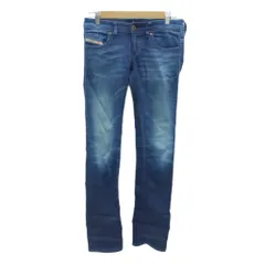ディーゼル DIESEL LOWKY デニムパンツ ジーンズ スキニーパンツ W25 L30 M 青 ブルー ウォッシュ加工 /HO19 ■GY58