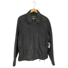 バナナリパブリック BANANA REPUBLIC Genuine Leather シングルレザージャケット メンズ  M