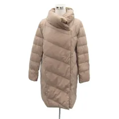 ドゥクラッセ DoCLASSE ダウンコート 大きいサイズ XXL ベージュ ボリュームカラー ロング丈 /YS5 ■GY59