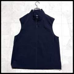 ユニクロ ウィンドプルーフスタンドカラーベスト ブラック Mサイズ