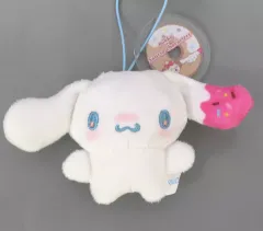 【中古】ぬいぐるみマスコット・ぬいぐるみバッジ シナモロール ドーナツデザインマスコット1 「mikko×サンリオキャラクターズ」