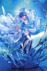 【中古】ポストカード レム-Crystal Dress Ver.- ポストカード 「Re：ゼロから始める異世界生活×SHIBUYA SCRAMBLE FIGURe POP UP SHOP in SHIBUYA」 対象商品購入特典