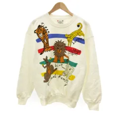 カステルバジャック CASTELBAJAC トップス トレーナー プリント アニマル 3 白 ホワイト /JS ■GY59