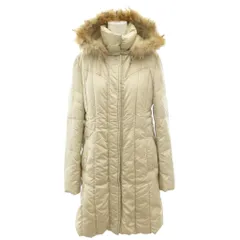 アンタイトル UNTITLED ダウンコート 2 ベージュ ロング丈 フード付き ファー付き UNTITLED /KR ■GY58