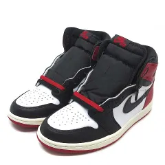 未使用品 ナイキ NIKE エアジョーダン1 レトロ ハイ AIR JORDAN 1 RETRO HIGH OG BLACK TOE REIMAGINED スニーカー DZ5485-106 26cm