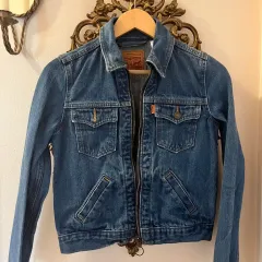 90s リーバイス デニムジャケット トラッカー XS オレンジタブ
