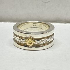 アリゾナフリーダム　太陽神リング　唐草　シルバー925 K18 13号 13号〜14号 k18 太陽神】アリゾナフリーダム 唐草リング ARIZONA