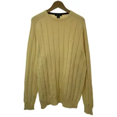 NAUTICA　セーター　長袖　ニット　トップス　クルーネック　リブニット　無地　ワンポイント　刺しゅう　古着