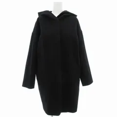 ジャーナルスタンダードレサージュ journal standard L'essage フーデットコート ミドル 黒 ブラック /GV ■FF