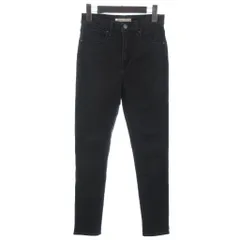 リーバイス Levi's スキニー デニムパンツ ジーンズ ストレッチ 黒 ブラック W28 L30 ■ECT