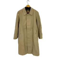 バーバリーズ BURBERRYS 英国製 裏地ノバチェック 比翼ステンカラーコート メンズ 表記無 